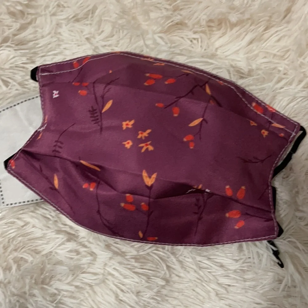 New autumn floral face mask